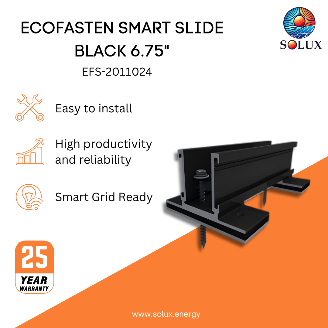 This is an image of Smart Rail Less Solar Mount 6.75" EcoFasten